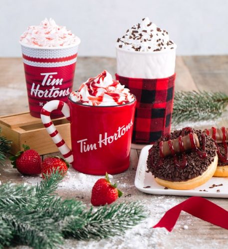 Tim Hortons Holiday Menu