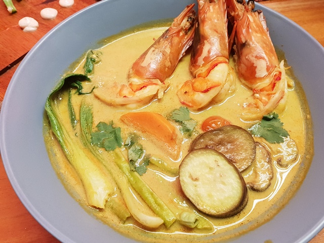 Akrotiri Modern Eurasian Cuisine Prawn Tom Yum and Curry Soup