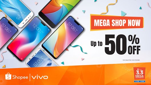 VIVO Sale Shopee Mega Shopping Day