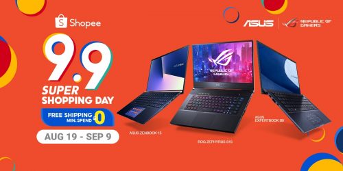 ASUS and ROG Join the Shopee 9.9 Super Shopping Day