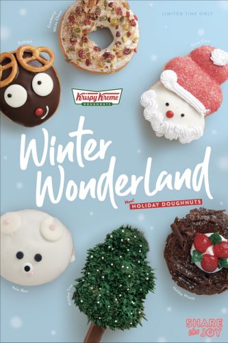 Krispy Kreme Winter Wonderland Holiday Doughnuts