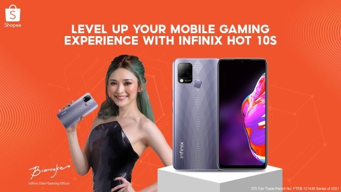 Infinix Hot 10S Gaming Phone Shopee