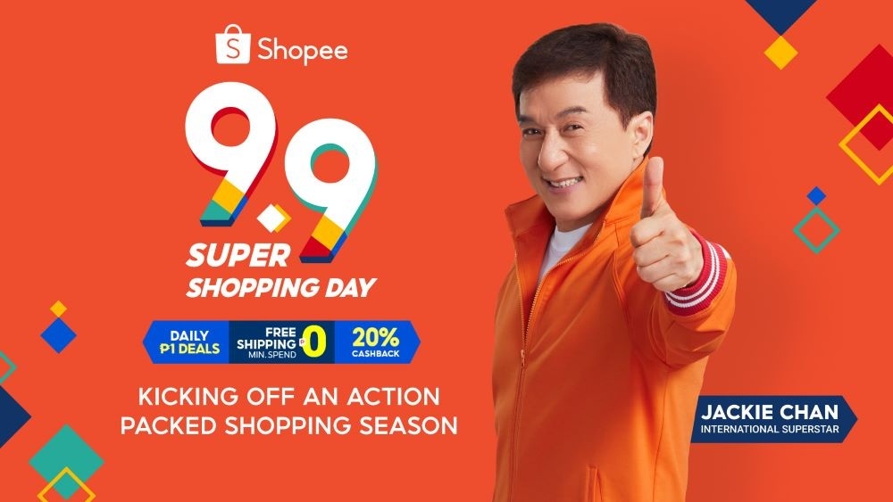 Shopee 9.9 Super Shopping Day Jackie Chan