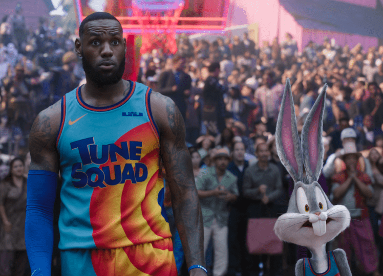 Space Jam A New Legacy_LBJ and Bugs Bunny