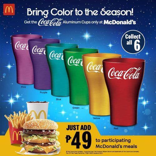 McDonalds Holiday Coca Cola Cups