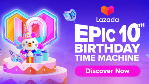 Lazada Epic 10 Years Time Machine