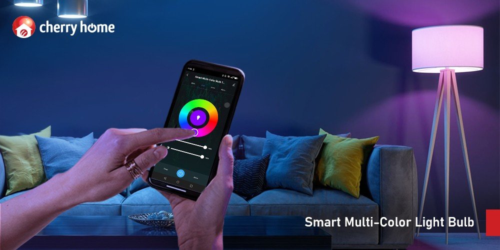 Cherry Home Smart Multi-Color Light Bulb