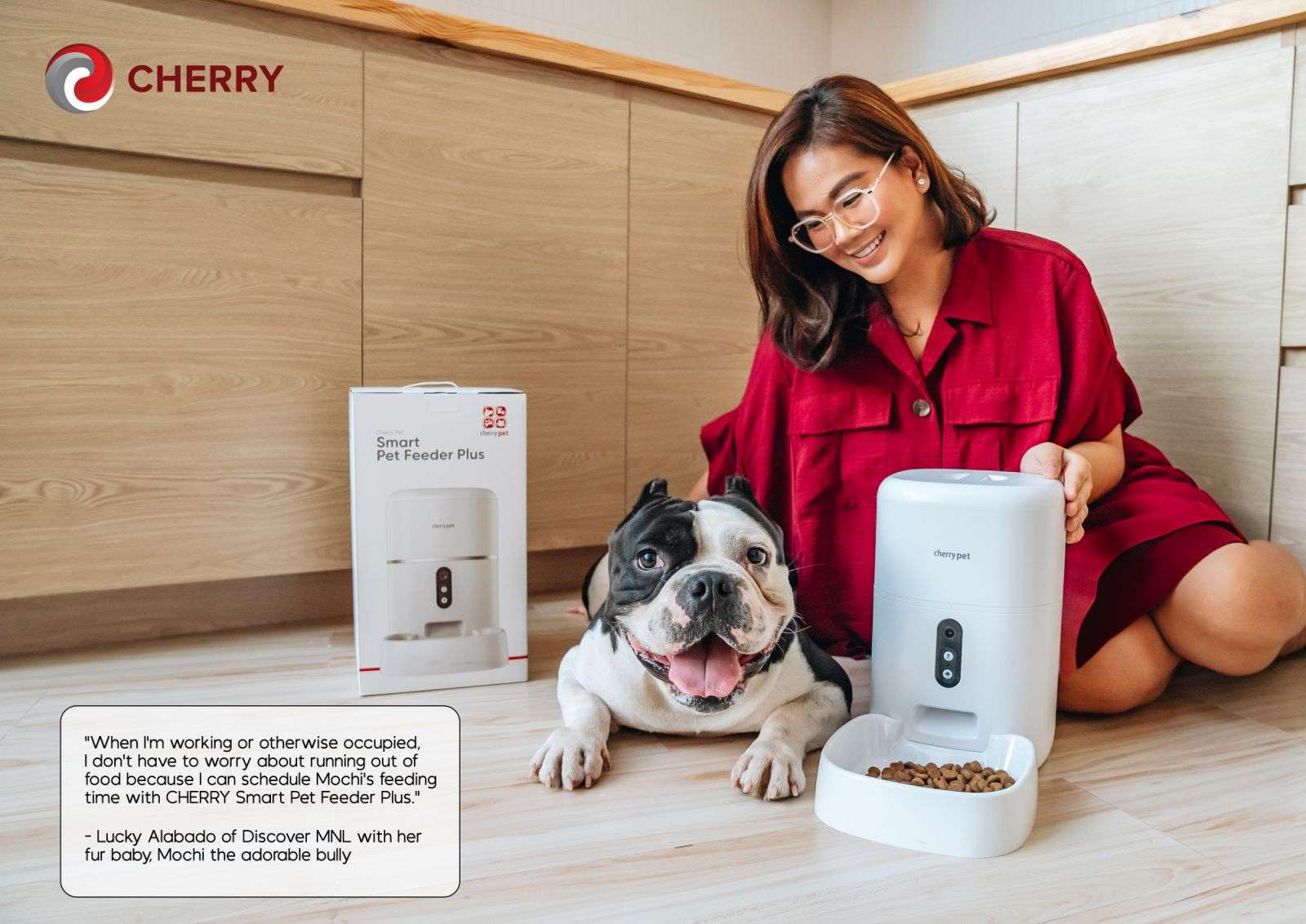 CHERRY Smart Pet Feeder Plus Free From Worry for your Fur Baby