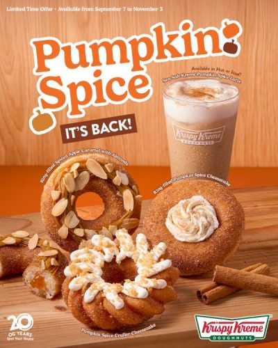 Krispy Kreme’s Pumpkin Spice Collection