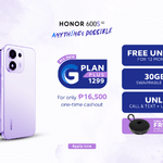 HONOR 600S NOW AVAILABLE AT GLOBE STORES NATIONWIDE!